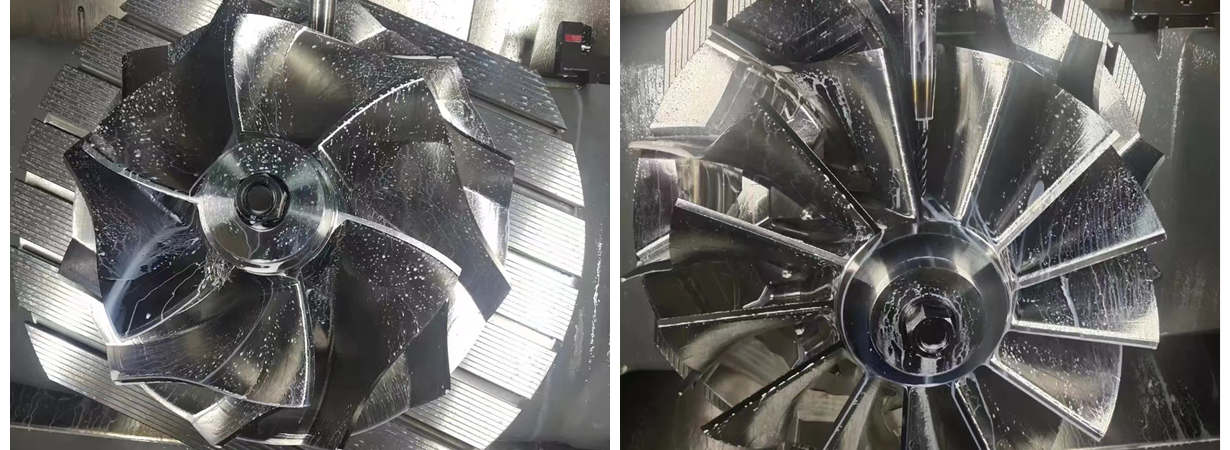 티타늄 임펠러 부품의 5축 CNC 가공 항공우주 및 고정밀 애플리케이션을 위한 5축 CNC 가공 티타늄 임펠러