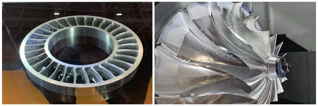 알루미늄 임펠러의 정밀 CNC 가공 고성능 유체 및 항공우주 응용 분야를 위한 CNC 가공 알루미늄 임펠러